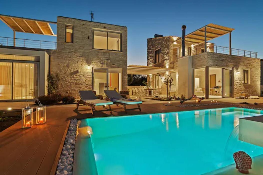 Villa Annassa Almyrida Almirida Esterno foto